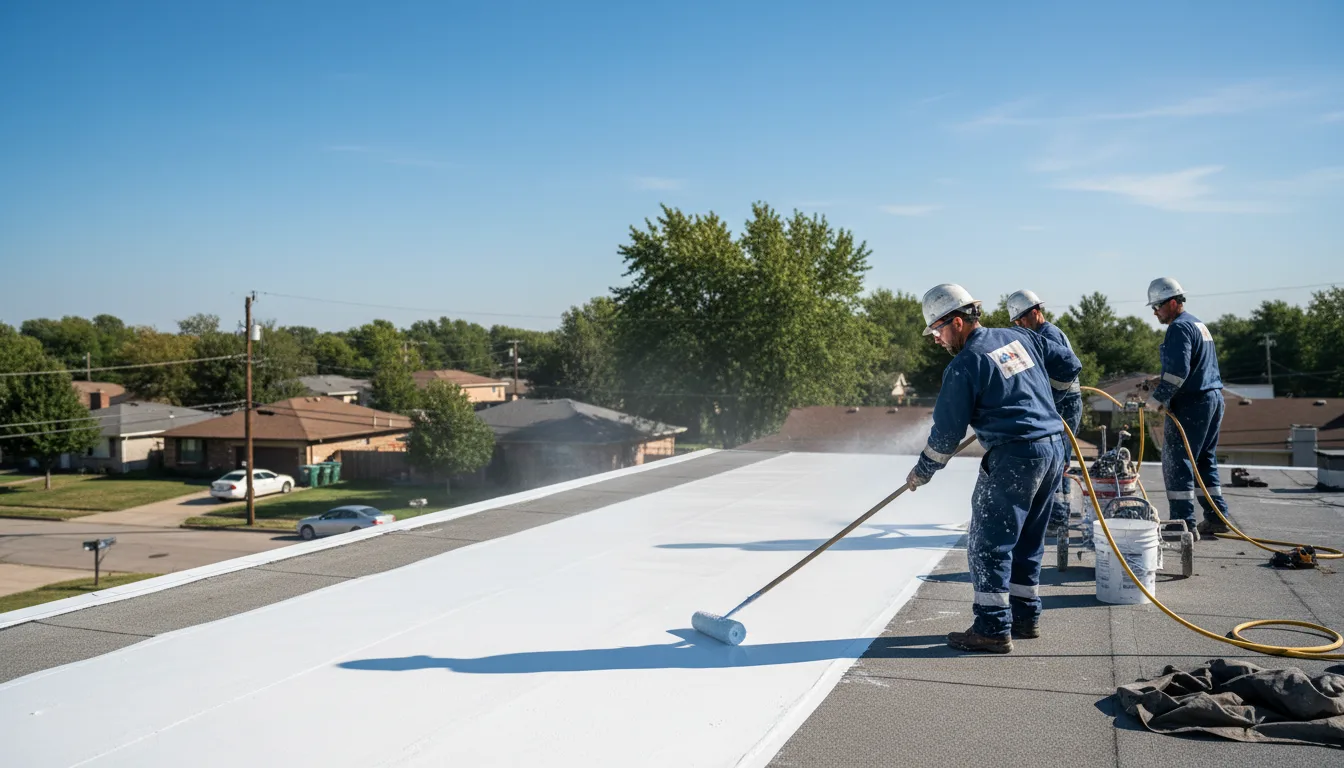 Commercial roof coating in Jackpot, NV near me